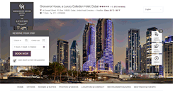 Desktop Screenshot of grosvenorhouse-dubai.com